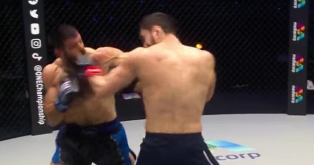, Watch moment ONE Championship kickboxer Stoforidis brutally KOs rival with left hook despite being floored at SAME time