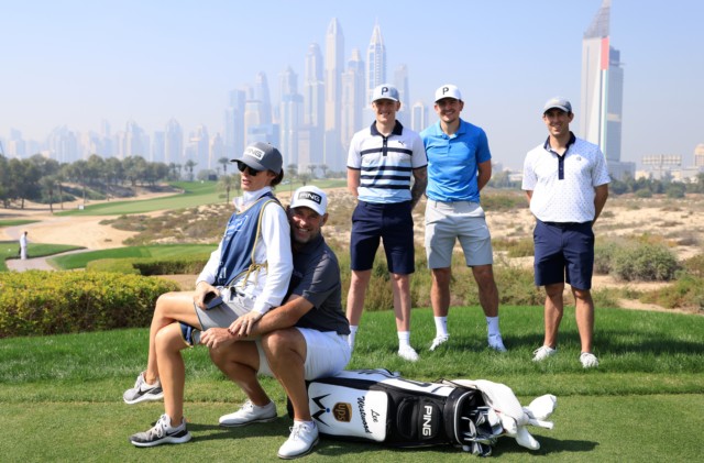 , Five-a-side team sorted’ – Harry Maguire and Jordan Pickford link up with Lee Westwood at Dubai Desert Classic Pro-Am
