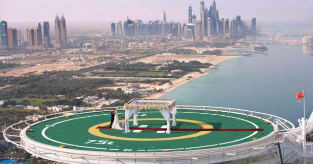 , Anthony Joshua and Oleksandr Usyk rematch could take place on helipad atop Burj Al Arab in Dubai – 321m above the ground
