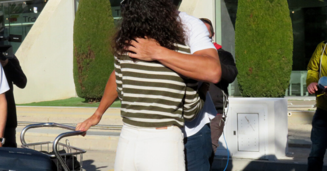 , Rafael Nadal hugs stunning wife Xisca after touching down in Mallorca following historic Australian Open triumph