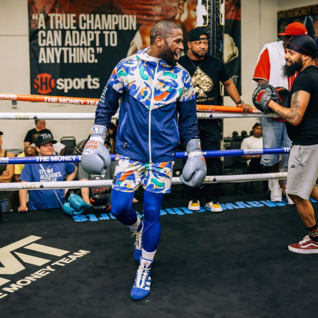 , Inside Floyd Mayweather’s training camp for comeback fight including late-night sessions and sparring undefeated stars