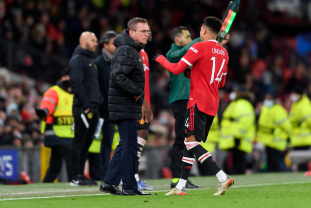 , Jesse Lingard back in Man Utd squad days after public row with Ralf Rangnick over time off from football
