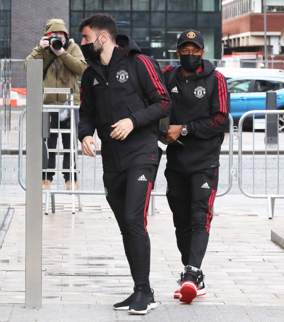 , Man Utd stars including Ronaldo and Pogba arrive at hotel ahead of first match since Mason Greenwood arrest