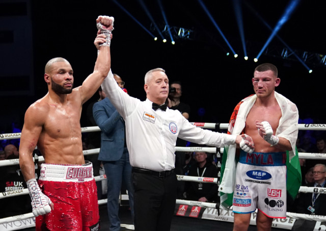 , Chris Eubank Jr settles Liam Williams grudge in brutal style with FOUR knockdowns on way to convincing points win