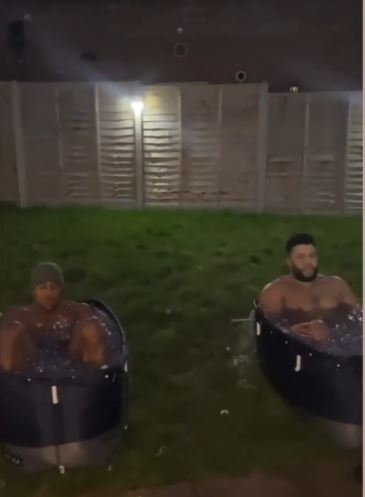, Watch Anthony Joshua brave freezing cold ice bath in late-night recovery session for high-stakes Oleksandr Usyk rematch