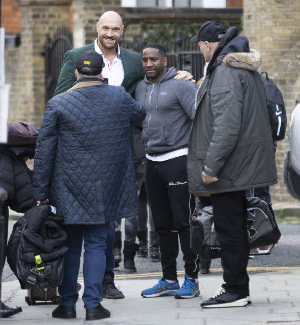 , Tyson Fury meets promoters Frank Warren and Bob Arum for lunch in London as he edges closer to Dillian Whyte fight