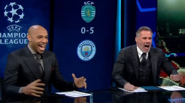 , Watch Schmeichel send Carragher, Henry and Richards into hysterics with bold claim Man Utd can win Champions League