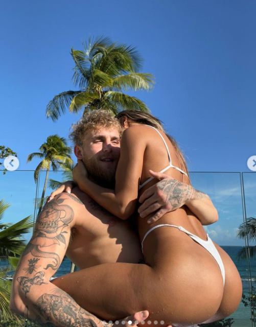 , Jake Paul and stunning girlfriend Julia Rose leave nothing to imagination with sex poses sitting on jet-ski