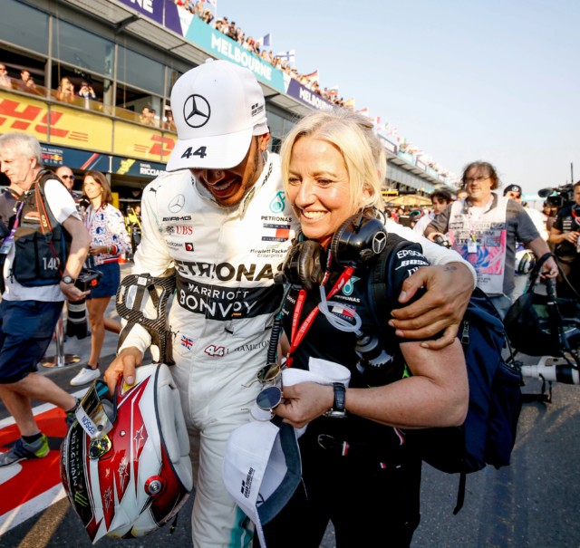 , Meet mum-of-two Angela Cullen who is Lewis Hamilton’s confidante in the paddock and has a matching ‘Loyalty’ tattoo