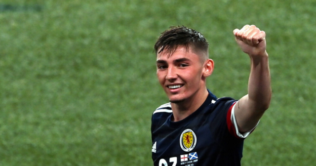 , Chelsea star Billy Gilmour revealed he wore a Liverpool shirt when he played football at home during lockdown