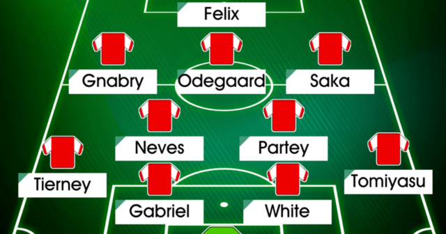 , How Arsenal could line up next season after major attacking transfer overhaul with Gnabry and Felix adding firepower