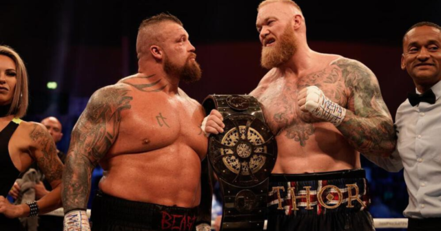, Hafthor Bjornsson details what he told Eddie Hall after winning grudge match… but refuses to reveal what was said back