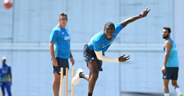 , Jofra Archer bowls in nets with elbow heavily strapped to give England a boost in West Indies
