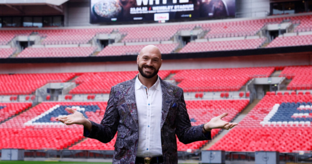 , Tyson Fury claims Dillian Whyte fight could smash British attendance record with 100,000 packed into Wembley