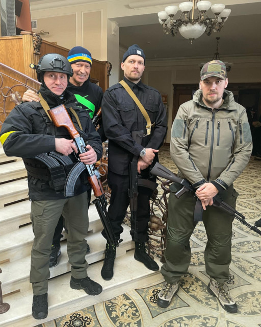 , Klitschkos, Usyk and Lomachenko are latest boxers to answer call of duty and have proved even more heroic outside ring