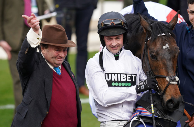 , Nicky Henderson breaks down in tears as beloved Constitution Hill romps home in first race at Cheltenham Festival
