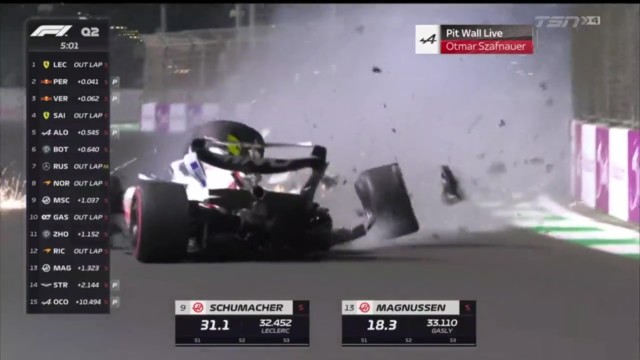 , Mick Schumacher reveals he’s ‘OK’ after horror 170mph F1 crash but Haas star will not race in Saudi GP