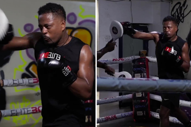 , Patrice Evra’s opponent wants to replicate Jake Paul’s KO of Nate Robinson and vows to show Man Utd legend ‘no mercy’