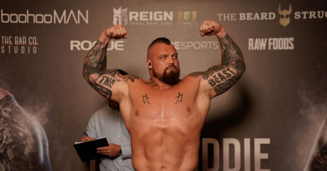 , Eddie Hall vs Hafthor Bjornsson start time CONFIRMED – ring walk time for boxing fight TONIGHT