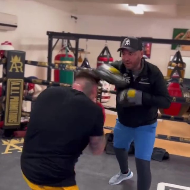 , Watch Andy Ruiz Jr show off explosive hand speed and trim figure as he trains for his return to the ring