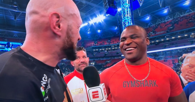 , Francis Ngannou claims he will NEVER sign new UFC contract unless Tyson Fury fight is part of deal in huge hybrid bout
