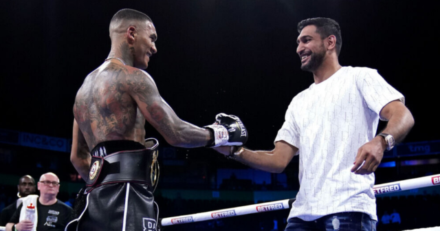 , Amir Khan booed by Manchester crowd for refusing to accept Conor Benn fight after jumping in ring