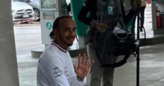, Plastic stool used by F1 star Lewis Hamilton sells for £500 with chair wrapped to preserve ‘freshness of butt-prints’