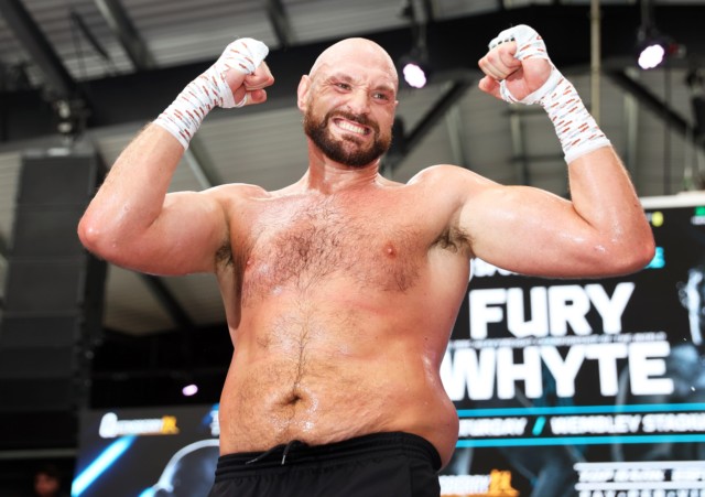 , Tyson Fury expected to weigh in at least STONE lighter for Dillian Whyte fight than he did against Deontay Wilder