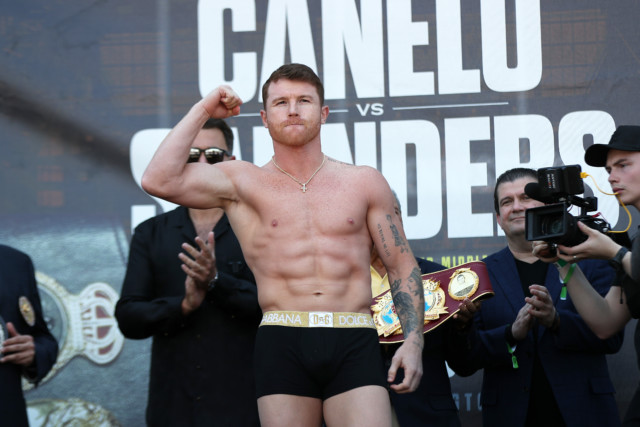 , Canelo Alvarez shows off insane body transformation as he piles on muscle for light-heavyweight fight against Bivol