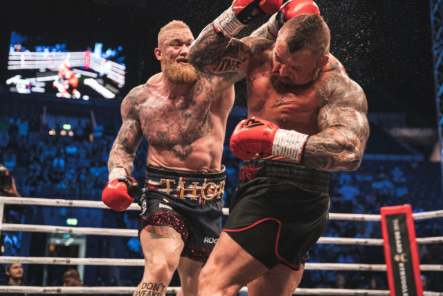 , ‘I’m down for it’ – Hafthor Bjornsson ready to show 6ft 9in Tyson Fury ‘real power’ but jokes ‘I would get my ass beat’
