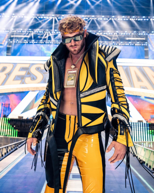 , Watch Jake Paul KO mascot with brutal punch in front of shocked fans hours after watching brother Logan at Wrestlemania