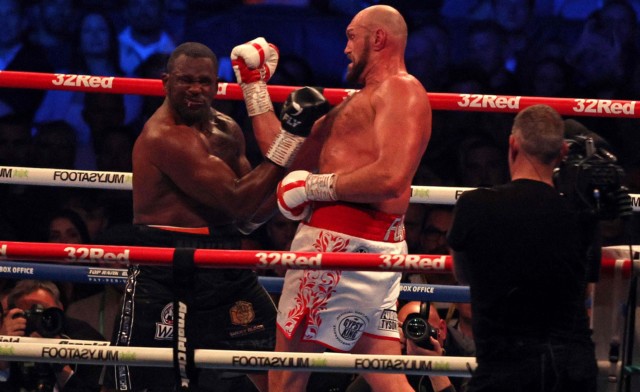 , Watch Tyson Fury punch HIMSELF in the face with same brutal uppercut that floored Dillian Whyte in shock clip from 2009