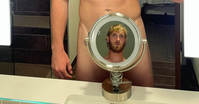 , Logan Paul strips naked and covers privates with just a picture of himself to celebrate his birthday