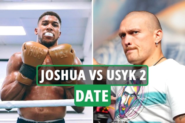 , Anthony Joshua’s rematch with Oleksandr Usyk is ON, reveals Eddie Hearn as he pencils in July date