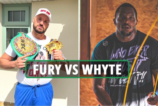 , Watch Tyson Fury hint at game plan for Dillian Whyte fight in open workout while dad John rips into his ‘average’ body