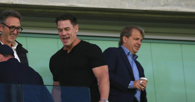 , Chelsea owner Todd Boehly spotted at Stamford Bridge with WWE legend John Cena but Tuchel insists third ‘is a miracle’