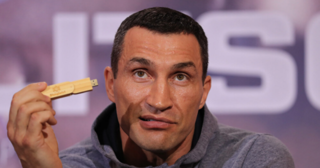 , Anthony Joshua reveals he bid on Wladimir Klitschko’s infamous USB stick – which eventually sold for £160,000