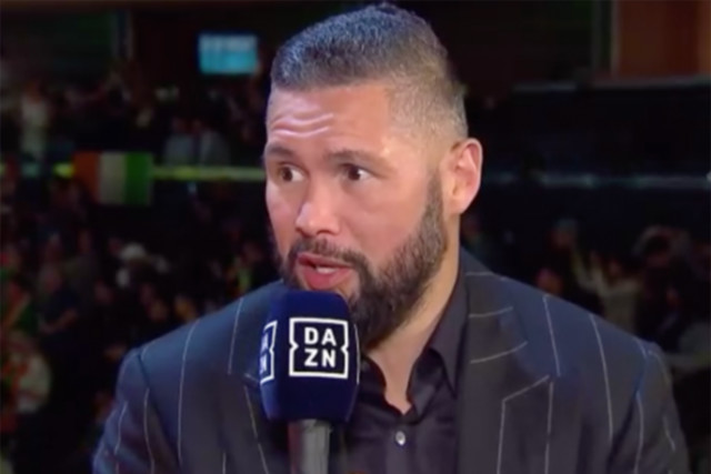 , Tony Bellew reveals Jake Paul gave him ‘respect’ at Taylor vs Serrano bout after revealing to YouTuber he KO’d his coach