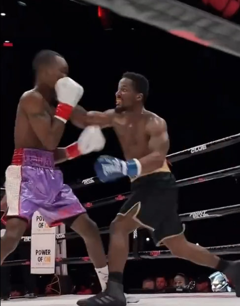 , Watch boxing legend Evander Holyfield’s son Evan get brutally knocked out by ELECTRICIAN Jurmain McDonald