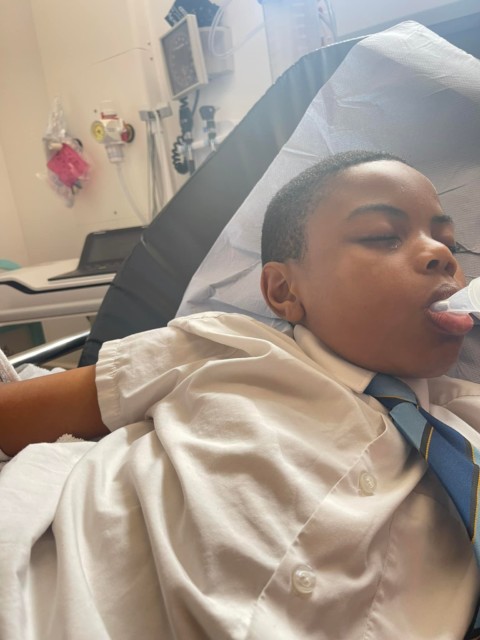 , Anthony Joshua and Gary Neville among sports stars supporting 11-year-old who lost finger while fleeing vile bullies