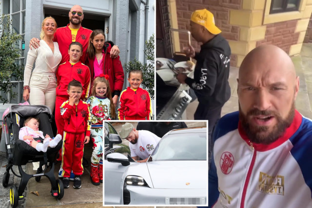 , Tyson Fury, 33, sparks boxing comeback rumours with 10pm training session but coach insists legend is happily retired