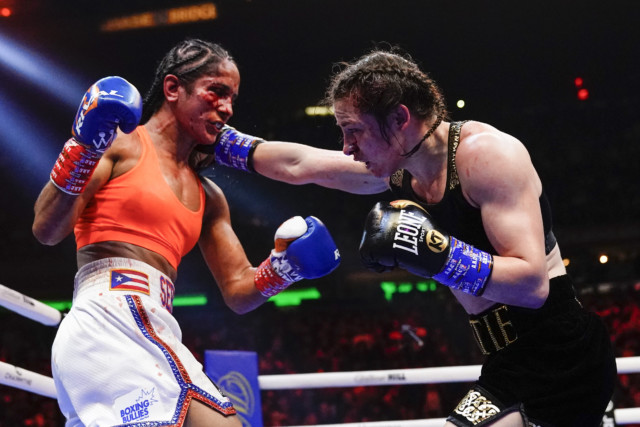, Eddie Hearn says Cyborg and Holly Holm want Katie Taylor fight but demand for Amanda Serrano rematch is too high