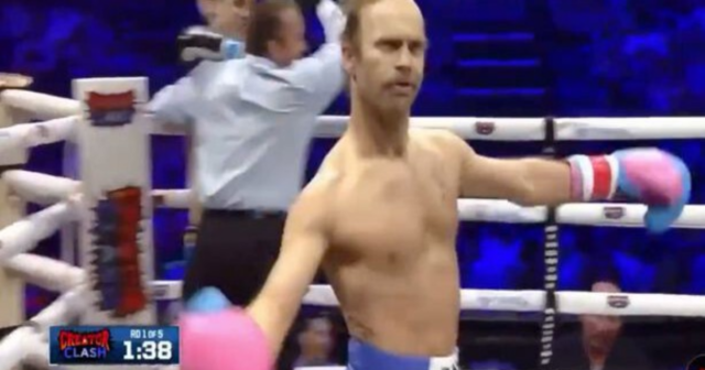 , Watch 41-year-old YouTuber nicknamed ‘Dad’ batter 26-year-old opponent in just 22 seconds of boxing fight