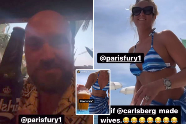 , Paris Fury posts loved-up pic with Tyson on last night of luxury holiday after ‘plenty of food, drink and good times’