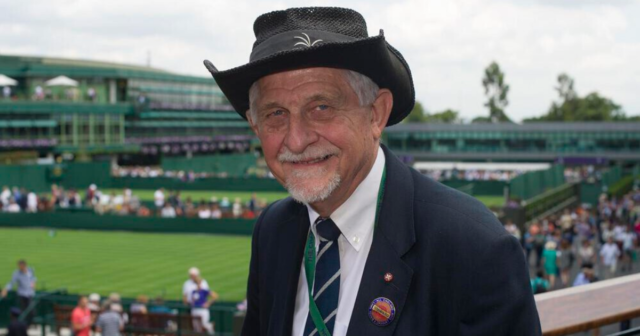, Who is the ‘man in the hat’ at Wimbledon, David Spearing, does he ever miss a day and which famous people has he met?
