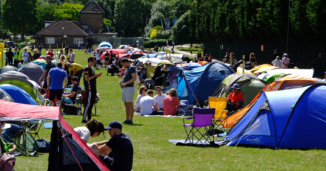 , Wimbledon queue BACK after Covid as tennis fans camp in tents outside SW19 for tickets hours before tournament kicks-off