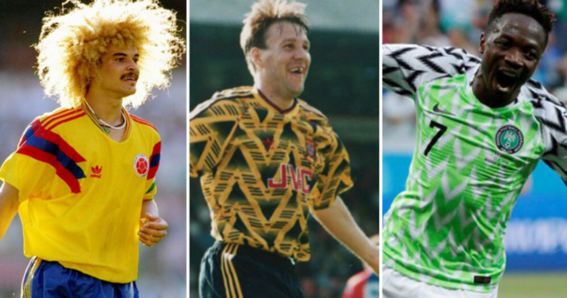 , 20 best football kits of all time, including Arsenal’s bruised banana, England’s 1966 strip and Nigeria’s 2018 design