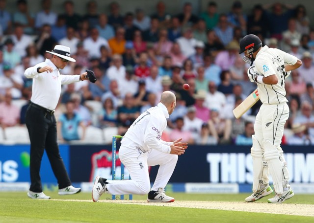 , ‘I’ve never seen anything like it’ – Watch England take freak wicket against New Zealand with even bowler Leach stunned
