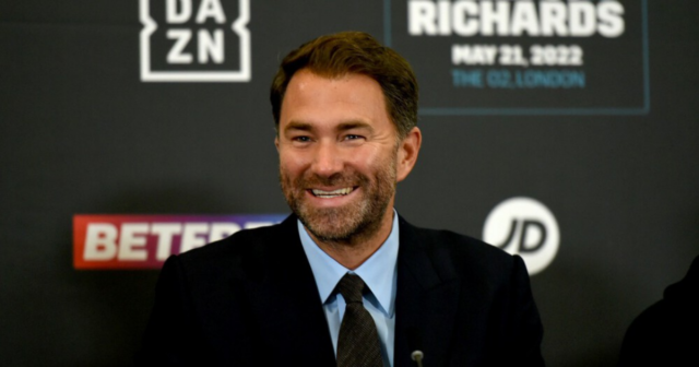 , Eddie Hearn hilariously claims he can’t wait for the day someone ‘chins’ Jake Paul ahead of Tommy Fury fight in August
