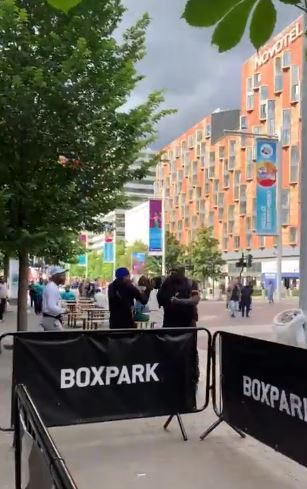 , What made Julius Francis KO rowdy man at BoxPark revealed as ex-heavyweight who fought Mike Tyson ‘appreciates’ support